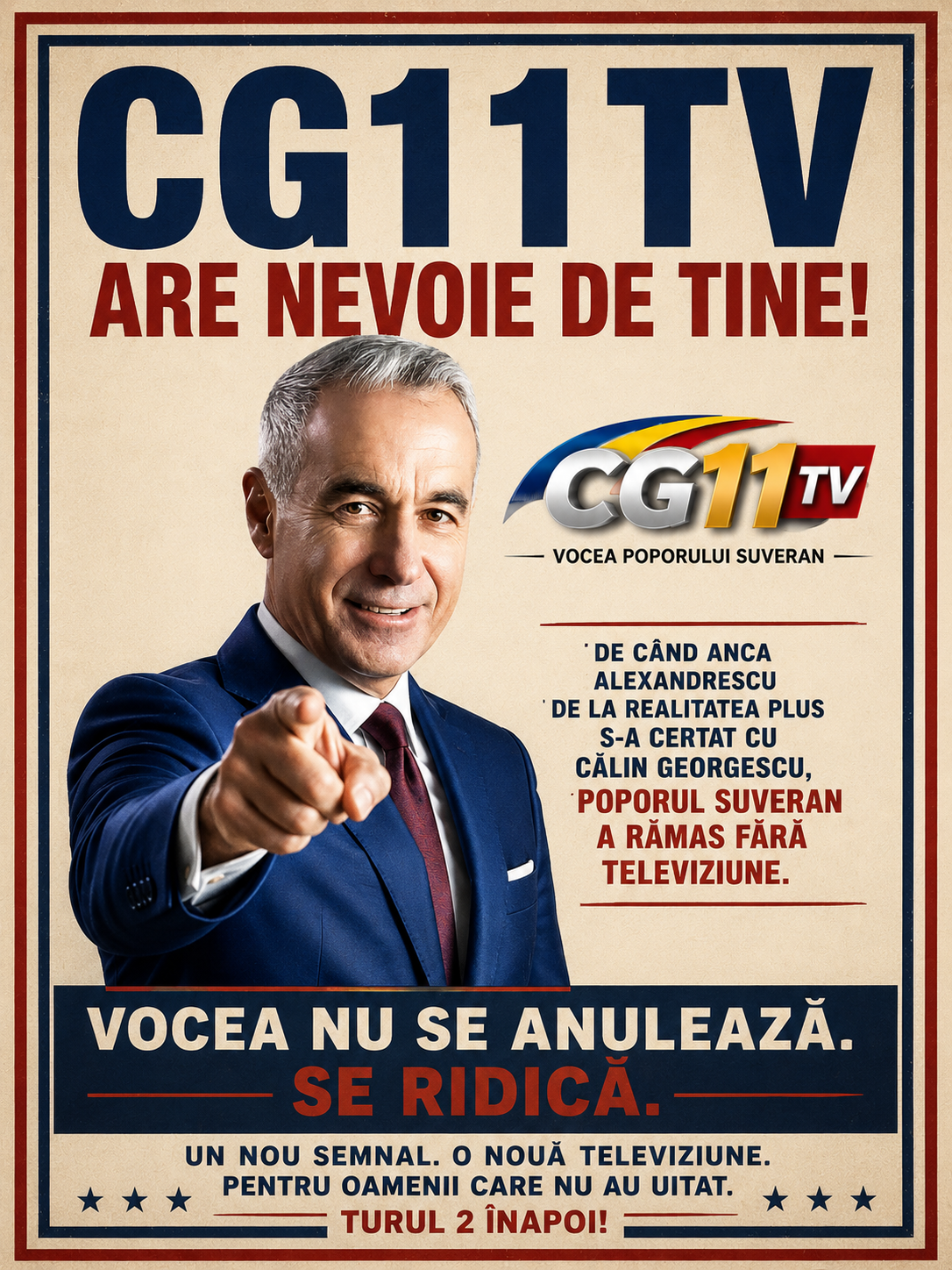 CG11TV are nevoie de tine